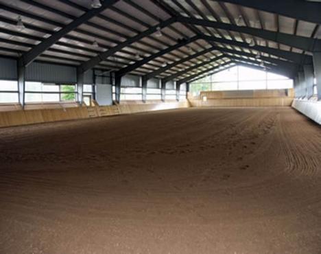 covered horse arena